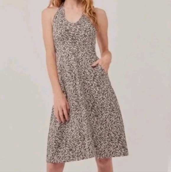 Pact Dresses & Skirts - Pact Maya Halter Sundress XL Windswept Oat Taupe